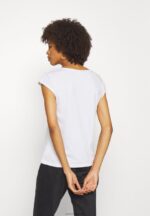 žene Basic V izrez spuštena ramena 2 paketa Basic T-shirt crno/bijela Anna Field 20N84261 - Slika 3