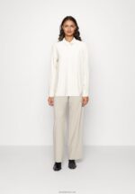 žene bluza od mješavine lana bluza s gumbima bež Anna Field 20N84680 - Slika 2