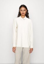 žene bluza od mješavine lana bluza s gumbima bež Anna Field 20N84680