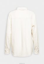 žene bluza od mješavine lana bluza s gumbima bež Anna Field 20N84680 - Slika 6