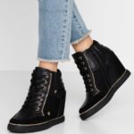 žene bootie visoke tenisice crne Anna Field 20N841232