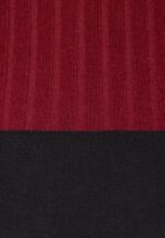 žene crew ausschnitt ripp top bodycon mini strickkleid haljina na pomak tamnocrvena/crna Anna Field 20N84217 - Slika 3