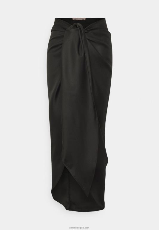 žene geo print sarong 917 višebojna suknja na omot 802 crna Anna Field 20N84815 - Slika 4