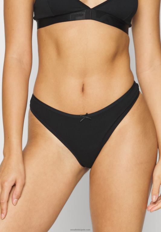 žene georgina 7pp tanga pamučna tanga crna/roza Anna Field 20N84993 - Slika 2