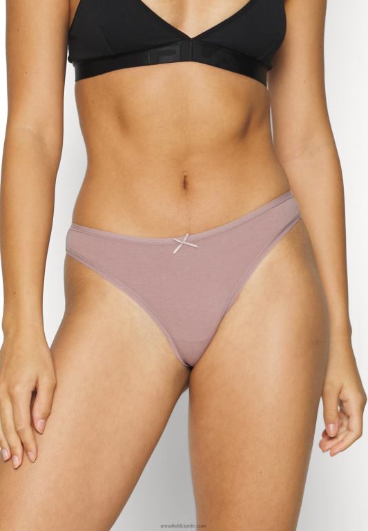 žene georgina 7pp tanga pamučna tanga crna/roza Anna Field 20N84993 - Slika 4