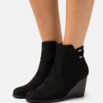žene gležnjače na wedge crne Anna Field 20N841897