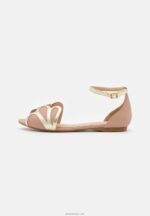 žene kožne peeptoe baletne cipele svijetloružičaste Anna Field 20N842109 - Slika 2