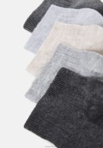 žene mekane rebraste čarape za tenisice 5paket čarapa sivo/bež Anna Field 20N841135 - Slika 2