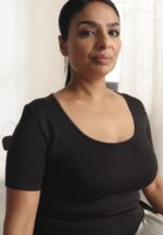 žene osnovna majica crna Anna Field 20N84374 - Slika 2