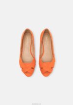 žene peeptoe baletne cipele narančaste Anna Field 20N842153 - Slika 6