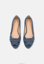 žene peeptoe baletne cipele plave Anna Field 20N842120 - Slika 6