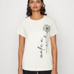 žene print t-shirt prljavo bijela Anna Field 20N84370
