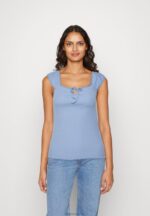 žene print t-shirt svijetlo plava Anna Field 20N84278