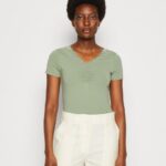 žene print t-shirt svijetlo zelena Anna Field 20N84360