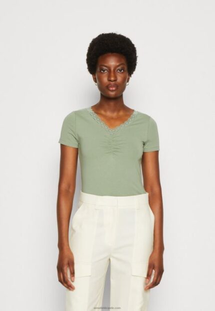 žene print t-shirt svijetlo zelena Anna Field 20N84360