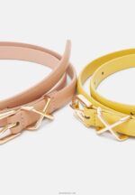 žene Remen od 3 paketa crni/u boji ružičastog zlata/senf žuti Anna Field 20N842750 - Slika 4