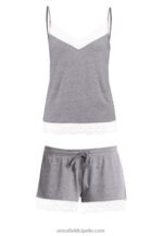 žene set pidžama set prljavo bijela/tamnoplava Anna Field 20N841060 - Slika 6
