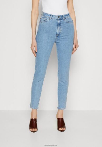 žene slim fit traperice svijetloplavi traper Anna Field 20N84663