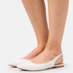 žene slingback baletne cipele bijele Anna Field 20N842181