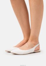 žene slingback baletne cipele bijele Anna Field 20N842181