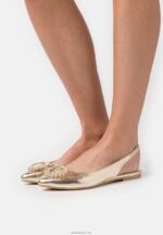žene slingback baletne cipele zlatne Anna Field 20N842185