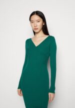 žene v ausschnitt midi strickkleid pomaknuta haljina uz tijelo zelena Anna Field 20N84196 - Slika 4