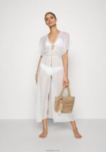 žene vezeni cover up 802 crni dodatak za plažu 001 bijeli Anna Field 20N84741 - Slika 2
