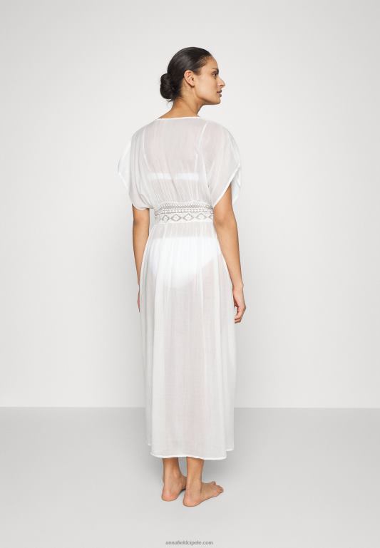 žene vezeni cover up 802 crni dodatak za plažu 001 bijeli Anna Field 20N84741 - Slika 3