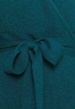 žene wrap v ausschnitt mini strickkleid mit grtel shift dress duboko plavozelena Anna Field 20N84207 - Slika 3