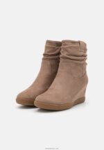 žene zimske čizme gležnjače na klin taupe Anna Field 20N842063 - Slika 3