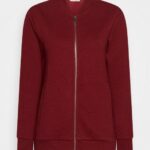 žene zip-up sweatshirt bordeaux Anna Field 20N84735